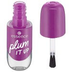 Лак для ногтей, Essence (Эссенс) 8 мл Гель нейл колор с гелевым покрытием 54 plum it up