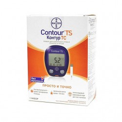 Глюкометр Contour TS с принадлежностями без тест-полосок